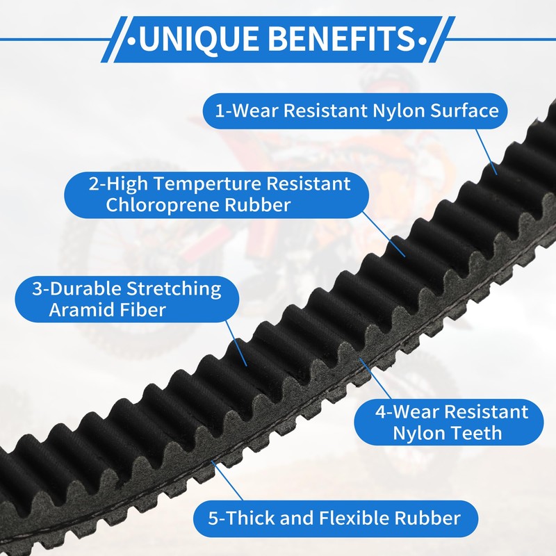 VekAuto Drive Belt Compatible for Segway Snarler ATV6 S &