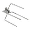 2PCS Multifunctional Stainless Steel BBQ Fork Grill Fork Roast Spit