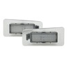 LED number plate light without error message with E-mark, registration