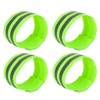X AUTOHAUX 4pcs Reflective Bands for Arm Reflective Armbands High