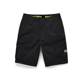Hard Yakka Women's Raptor Mid Length Work Short, Black, Size 20