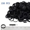 Rubber Bands 150pcs 1.5in Small Elastic Bands for Cord Cable