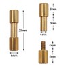 10 sets of brass bracket bolt fasteners tactical lock rivets,