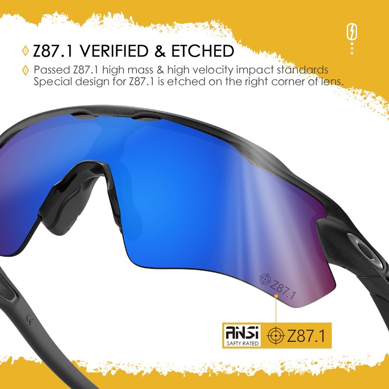 AOZAN ANSI Z87.1 Replacement Lenses Compatible with Oakley M2 Frame