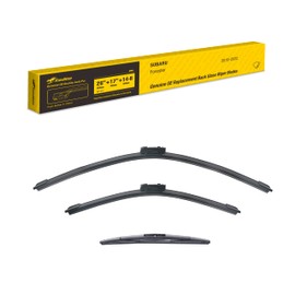 Raidbee® 26"+17" Windshield Wiper Blades with 14" Rear Wiper Blade Automotive Replacement Set for Subaru Forester 2019 2020 2021 2022 2023 2024 – Genuine OEM Quality (Set of 3)