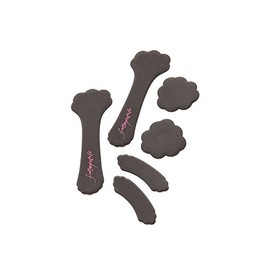 Foot Petals Triple Threat Combo Pack (Black, One Size)