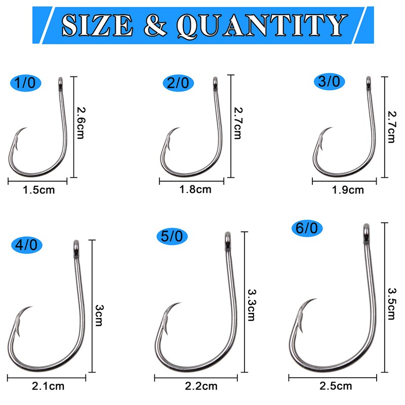 Shaddock High Carbon Fishing Hooks Black Rust Resistant Carp Fishing