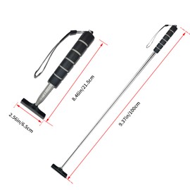 Couslcd Side Mirror Squeegee, 2 PCS Car Mirror Squeegee, Retractable Car Rearview Mirror Wiper for All Vehicles, Vehicle Accessories Universal for SUV Truck RV (Black)