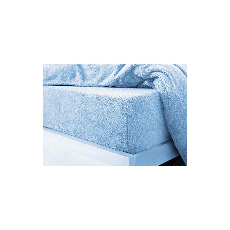 Glamptex Deep 30CM Teddy Bear Fur Sherpa Fleece Fitted Sheet,