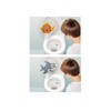 Toilet Stickers Set of 6 Orange Shark Fish Urinal Stickers