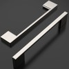 Amerdeco 10 Pack Brushed Satin Nickel Cabinet Pulls - 5