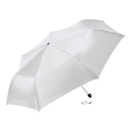 Waterfront S355-0777SL1-B1 Folding Umbrella, Sun Shade Silver, Silver, 21.7 inches (55 cm), Lightweight, Compact, UV Protection, 99.9% Unisex