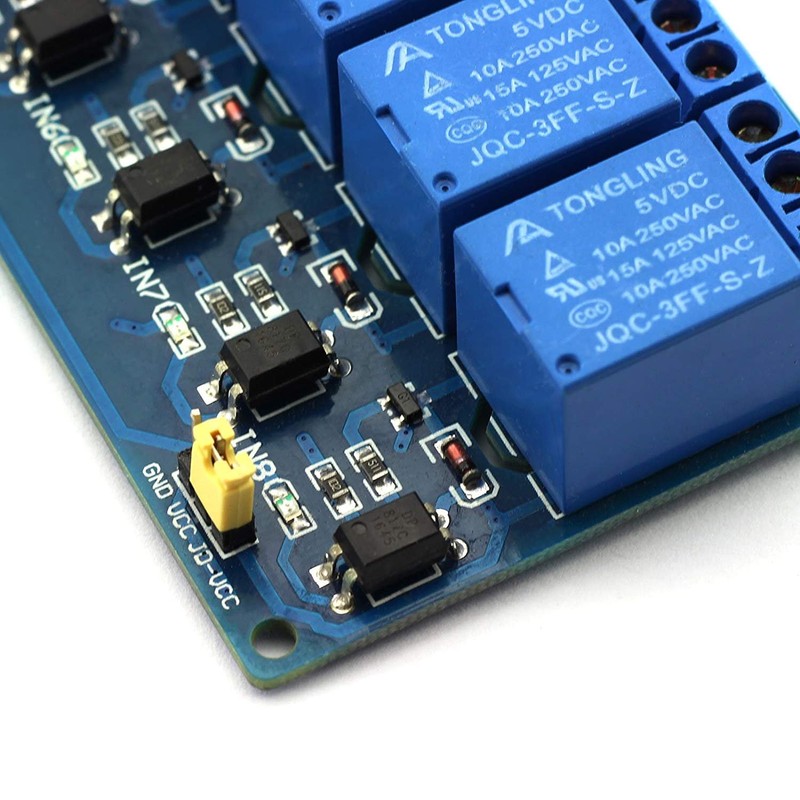 DollaTek 8 Channel 5V DC Relay Module Expansion Board for