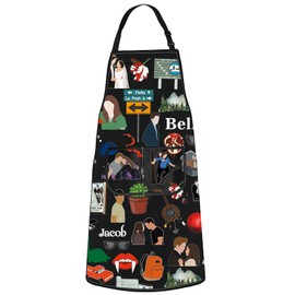 G2TUP Vampire Movie Kitchen Apron Edward & Bella Gifts Jacob Fans Gifts City Of Forks Gift This Is The Skin Of a Killer Apron (Be lla ap)