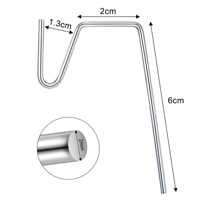 Hotop 50 Pack Stainless Steel Heavy Duty Gutter Clips Gutter