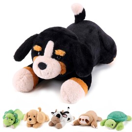 gnomantic Bernese Mountain Dog Weighted Stuffed Animals - 22 Inch 4.5 Pounds Weighted Plushies Dog Stuffed Animal - Big Plush Pillow - Cute Plush Toy Gifts for Kids & Adults (22" 4.5 lbs)