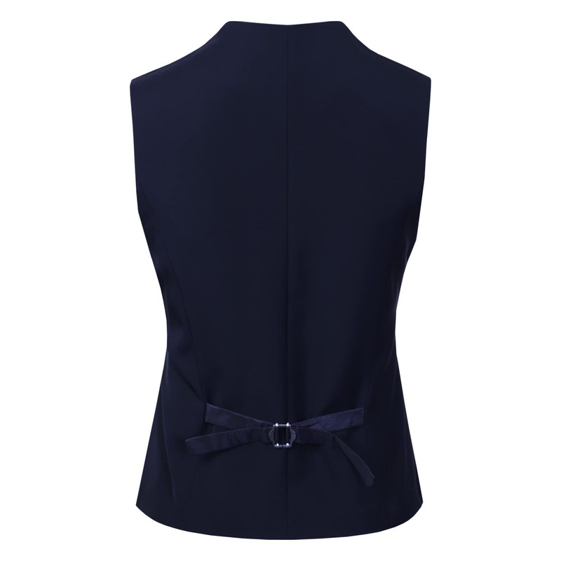 Design by Olivia - Chaleco para mujer, totalmente forrado, con