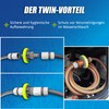Water tank cap with connection for Gardena system for mobile