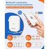 InkWon Label Maker Machine with Tape, D11s Bluetooth Label Maker