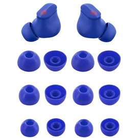 ALXCD Ear Tips Compatible with Beats Studio Buds, S/M/L 3 Sizes 6 Pairs Soft Silicon Earbuds Replacement Tips Eartips, Compatible with Beats Studio Buds, 6 Pairs, Ocean Blue