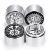 ZHRCFUN Pack of 4 2.2 RC Rims Beadlock Wheels 45