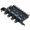 Fan Hub 12V 4pin 8 Channels 4 Knob Stable Precise