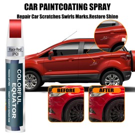 PQ Race Red Touch Up Paint for Ford, Car Paint Pen Scratch Repair Two-In-One Touch Up Paint, Premium Car Scratch Remover for Deep Scratches