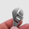 Tiny Adjustable Wrench, Mini Size Adjustable Spanner, Silver Nut Wrench