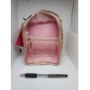 LANCOME backpack ROSE GOLD MINI small Zipper Feature And Straps