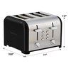 Kenmore 40603 4-Slice Toaster with Dual Controls in Black
