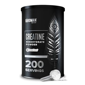 BIRDMAN Polvo de monohidrato de creatina micronizada, recuperación muscular, sin cafeína, creatina pre-entrenamiento, vegano, post-entrenamiento, sin 
