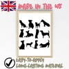 Jack Russell Pet Dog Silhouette 12 Cute Stickers Pack -
