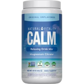 Natural Vitality Calm Suplemento Citrato de Magnesio 16 oz 453g