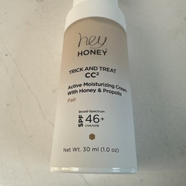 Hey Honey Trick and Treat CC SPF 46 Active Moisturizing Cream Color Correct Fair