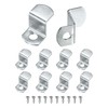 M METERXITY 10-Pack Offset Canvas Clips, 0.79" x 0.52" Clips