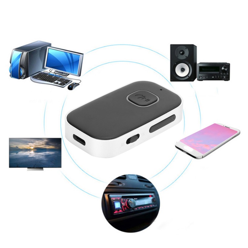 Bluetooth Adapter 3.5mm V5.0 EDR 2 in 1 Wireless Receiver