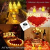 Solar Tea Lights Outdoor Waterproof - 8 Pack Rechargeable Flickering