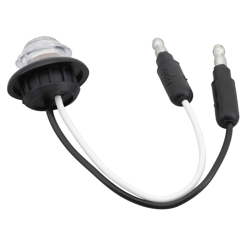 Grote 49341 White MicroNova Dot LED Clearance Marker Light (Grommet)