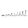 260pcs /set #6-32 Stainless Steel Cross Pan Head Machine Screws