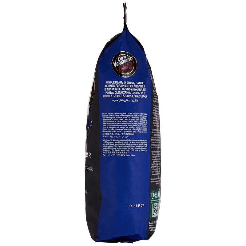 Caffe Vergnano Espresso Roast "Crema 800 Blend" Whole Bean Coffee