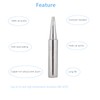 5Pcs Soldering Iron Tips, 900M Solder Tip Replacement for Weller,