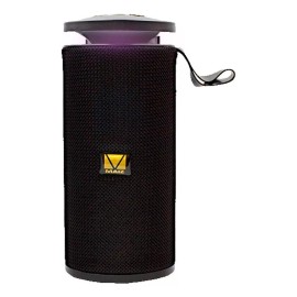 Maíz Bocina Inalambrica Cilindro Bluetooth Fm Recargable Tws Color Negro