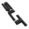 SLT 2-PC Black Nameplate Emblem HD Badge for GMC Yukon