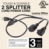 2 Way Power Splitter and 3' Extension Cord - 3