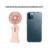 3 Gears Handheld Fan Mini Portable Table Cooler with Detachable
