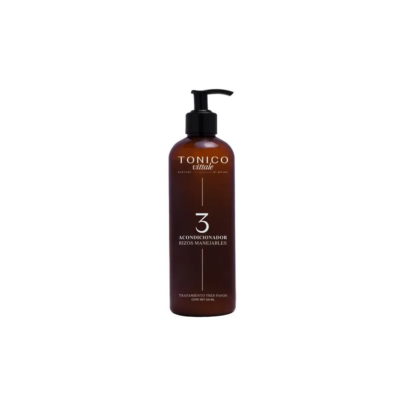 Kit 3 Totale Para Cabello Rizado Vittale Reparador Protector