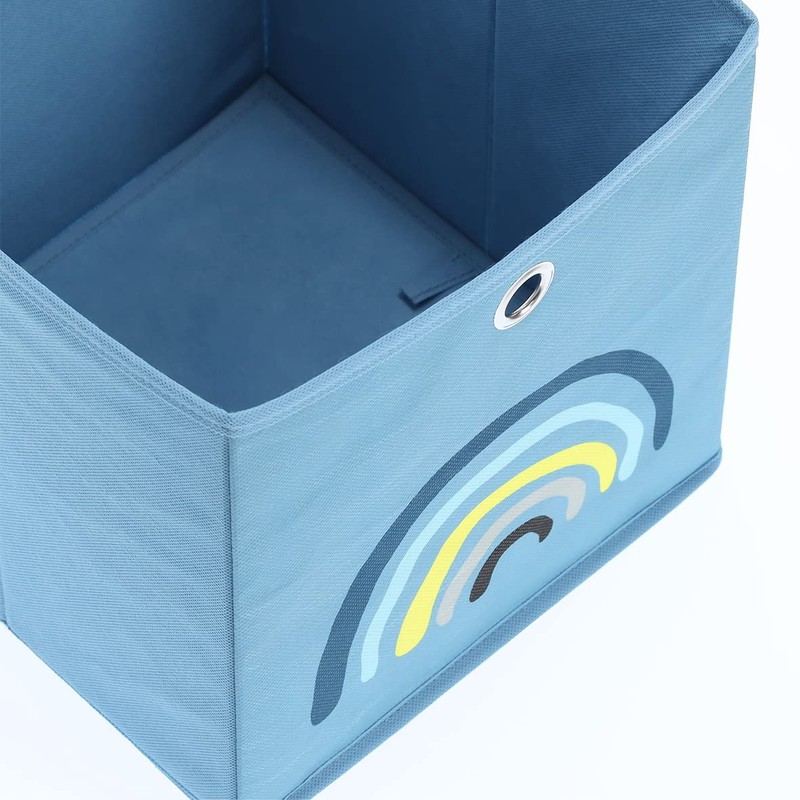 Zeller Blue Rainbow 14426 Storage Box 28 x 28 x