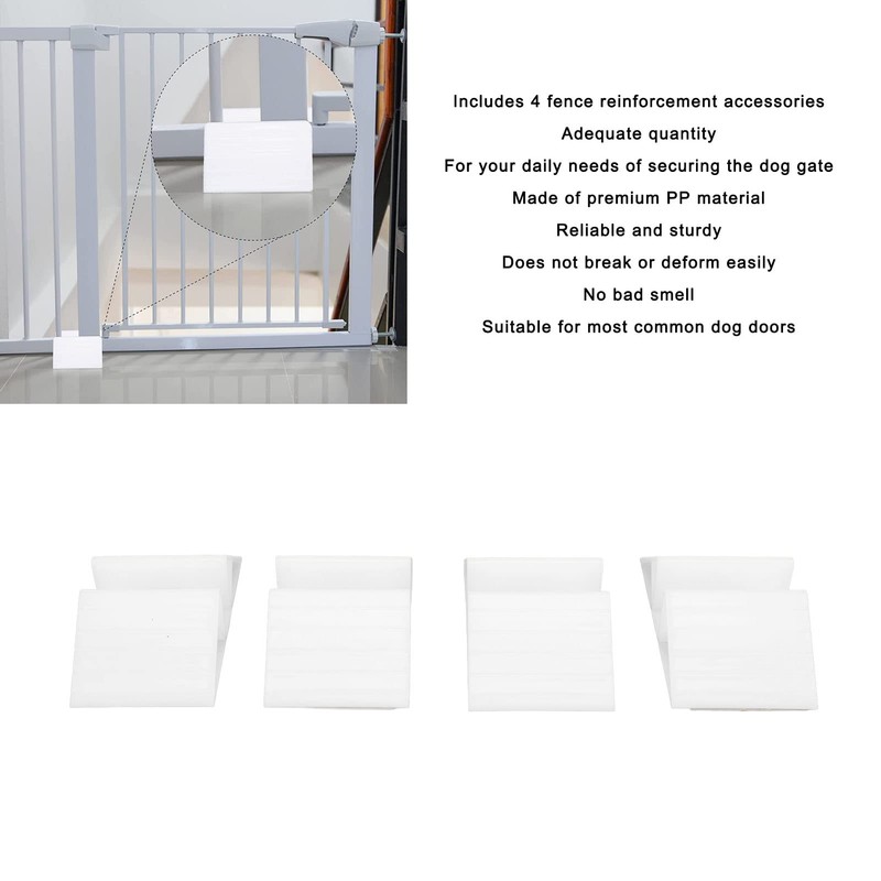 Dog Pet Fence Reinforcement Support Feet Dog Gate Support Feet