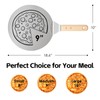 vzaahu Pizza Peel 10 inch, Aluminum Round Spatula with 8.6