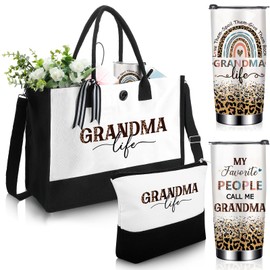 Silkfly 3 Pcs Christmas Gift Set Christian Inspirational Gifts Best Mom Ever Birthday Gift You're Awesome women Gifts For Mother Nana Teacher Aunt Wife Nurse Girls(Grandma Life)